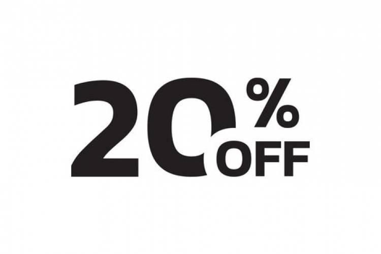 20% off