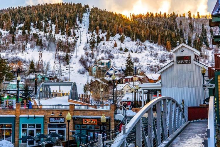 Ski and mountain village